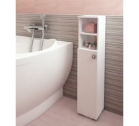 Туалетный шкаф SANTREK "Виола" 2 ниши белый левый 200x950x190 316065