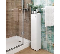 Туалетный шкаф SANTREK "Виола" белый, левый, 200x950x190 316063