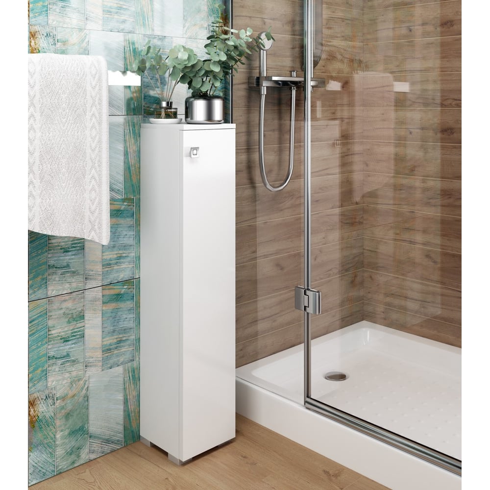 Туалетный шкаф SANTREK "Виола" белый правый 200x950x190 316064 ...