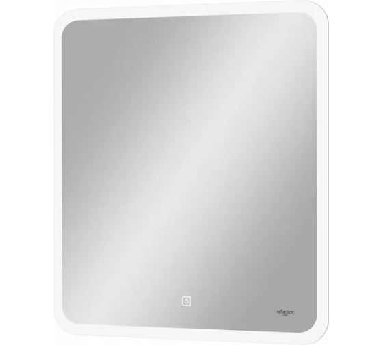 Зеркало Reflection blink с led подсветкой и сенсорным выключателем 600x600мм RF6040BK