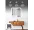 Зеркало Reflection blink с led подсветкой и сенсорным выключателем 600x600мм RF6040BK 4