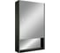 Зеркало - шкаф Reflection Box black led 500x800 RF2419BL 3