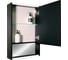 Зеркало - шкаф Reflection Box black led 500x800 RF2419BL 4