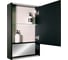 Зеркало - шкаф Reflection Box black led 500x800 RF2419BL 5