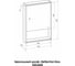 Зеркало Reflection-шкаф Box white led 500x800 RF2420WH 8