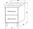 Тумба Sanflor Экко 60 мята С23187 4