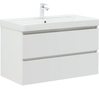 Тумба Aquanet Вега 90 2 ящ. цв.белый глянец 00316683