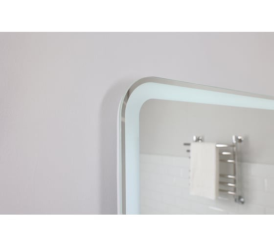Настенное зеркало Alcora Real 60х80, с Led подсветкой и сенсорным управлением, в пластиковом корпусе с защитой от влаги и пыли 4724Super Pack