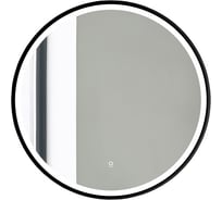 Зеркало Azario D600 сенсорный выключатель, алюминиевая черная рама AZ-Z-011CS 00080853