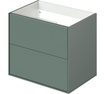 Подвесная тумба под раковину ИТАНА Мia 65 640x443x550 зеленый матовый 4657792955047