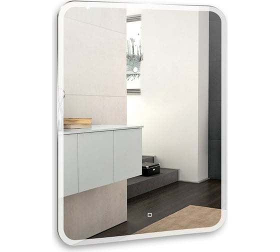 Зеркало Azario Стив 600x800 сенсорный выключатель 00069524