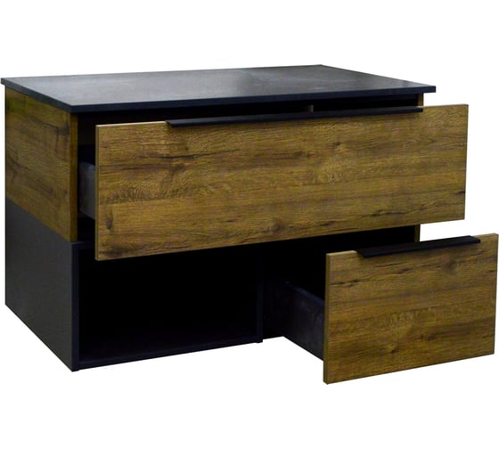 Тумба Azario Gris 90 (560x875x520) с нишей без столешницы 00080423
