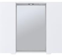 Зеркало со шкафчиками EMMY Агата 80, с подсветкой 210128