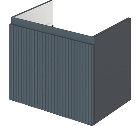 Подвесная тумба под раковину ИТАНА kate 50 490x344x400 1я антрацит 4657810330726