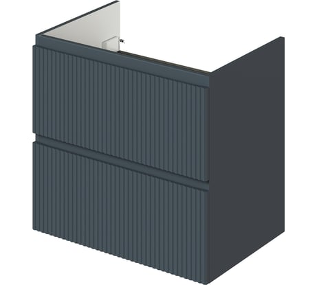 Подвесная тумба под раковину ИТАНА kate 65 636x440x600 антрацит 4657792956471