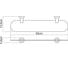 Полка стеклянная WasserKraft Дунай (Donau) K-9424 3