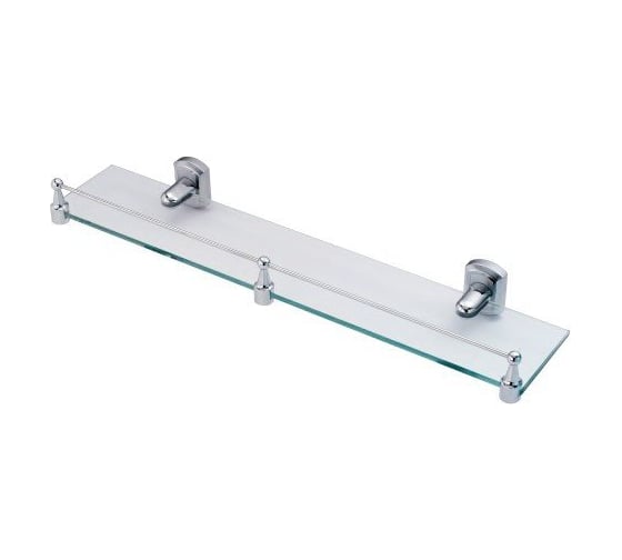 Стеклянная полка WasserKRAFT Oder с бортиком K-3044