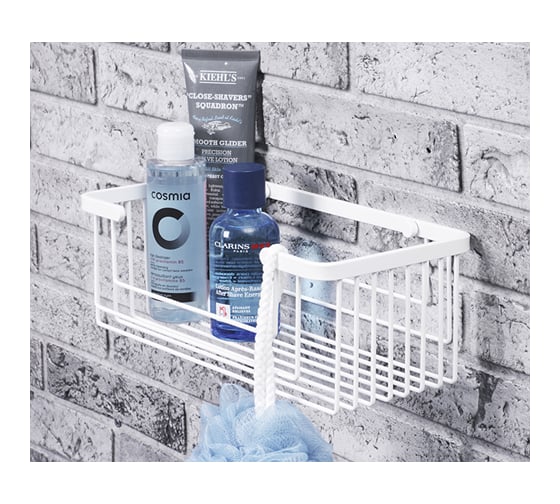 Металлическая полка WasserKRAFT K-711WHITE