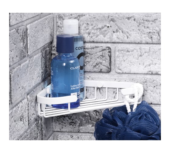 Металлическая полка WasserKRAFT K-733WHITE