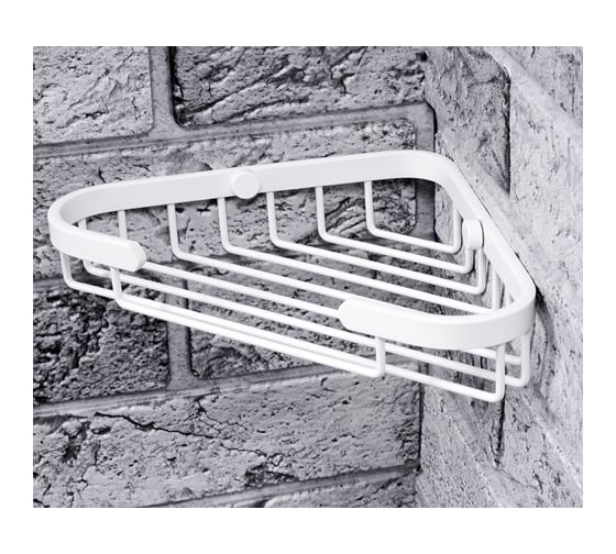Металлическая полка WasserKRAFT K-733WHITE