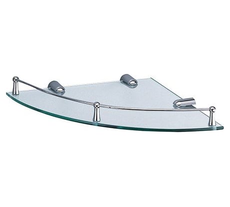 Полка WasserKRAFT стеклянная, угловая K-544