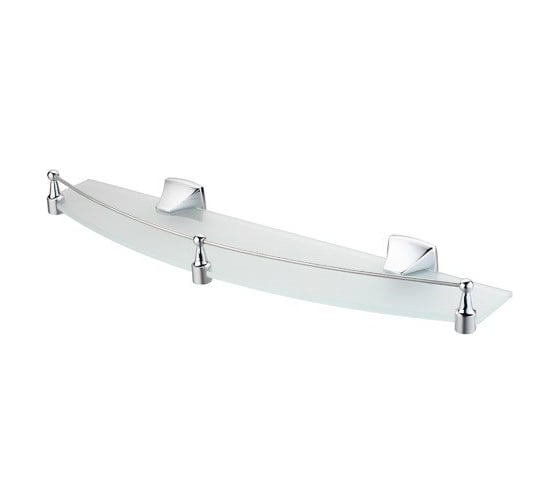 Стеклянная полка WasserKRAFT Wern с бортиком K-2544