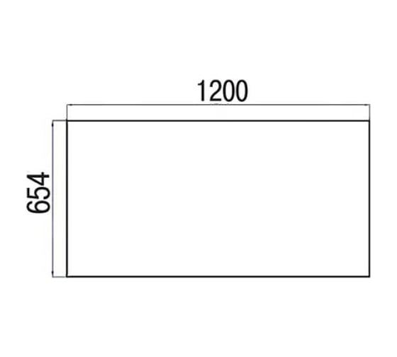 Зеркало AQUATON ОТЕЛЬ 1200 система Anti-Stea 1A101402OT010, 00000062228