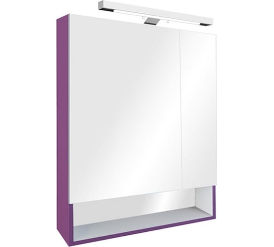 Зеркальный шкаф Roca Gap 70см, фиолетовый ПВХ ZRU9302752 00000040826 1