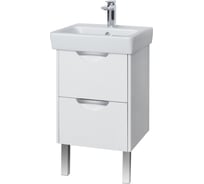 Тумба под умывальник AQUATON Сильва 50 Дуб Полярный 1A211701SIW70, 00000062665