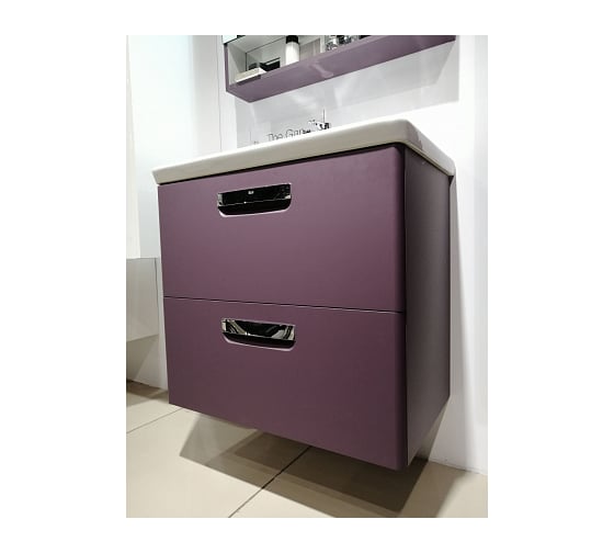 Шкаф под раковину Roca Gap 70см, фиолетовый ПВХ ZRU9302741 00000040825