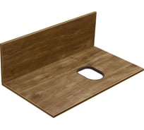 Столешница + панель AQUATON Мишель 80 Дуб Рустикальный, универсальная 00085443