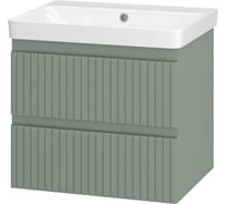 Подвесная тумба Brevita Victory 60 зеленая VIC-09060-0802Я