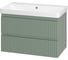 Подвесная тумба Brevita Victory 80 зеленая VIC-09080-0802Я 1
