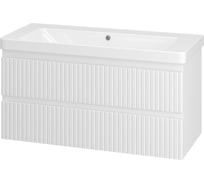 Подвесная тумба Brevita Victory 105 белая VIC-09105-0102Я