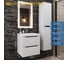 Тумба под раковину для ванной Uperwood Tanos NEW_50 см, подвесная, белая/графит 2191020002 3