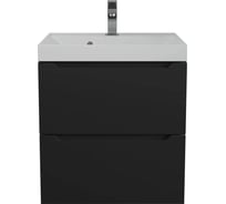 Тумба под раковину для ванной Uperwood Tanos NEW_50 см, подвесная, черная 2191020001