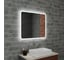 Зеркало Bauedge Bau Stil 80x70, сенсорная LED подсветка, пластиковый защитный корпус BS8070 1