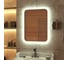 Зеркало для ванной с подсветкой Bauedge Bau Stil 50x70, сенсорная LED на касание, пластиковый защитный корпус BS5070 1