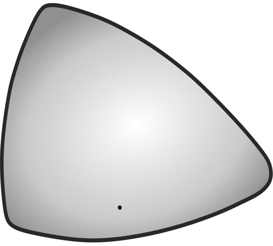 Зеркало Bauedge Bau Triangle Loft 90x70, с LED фоновой подсветкой, бесконтактным сенсором, черной окантовкой BT9070