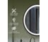 Зеркало Bauedge Bau Loft D80, круглое, LED подсветка, сенсорный выключатель BL8080N 2