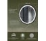 Зеркало Bauedge Bau Loft D80, круглое, LED подсветка, сенсорный выключатель BL8080N 5