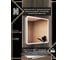 Зеркальный шкаф Bauedge Bau Stil 80x80, LED подсветка, сенсор, плавное закрывание, оборачиваемый BS8080W 5