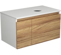 Подвесная тумба под раковину Bauedge Bau Dream Blackwood 80, 1 ящик, дверца слева BD1080