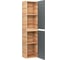 Пенал подвесной Bauedge Bau Dream Blackwood 35150, 2 дверцы, универсальный графит BD35150-BL 6