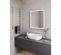 Зеркало с led подсветкой Terminus Классик 700x600 quick touch 03M70x60F