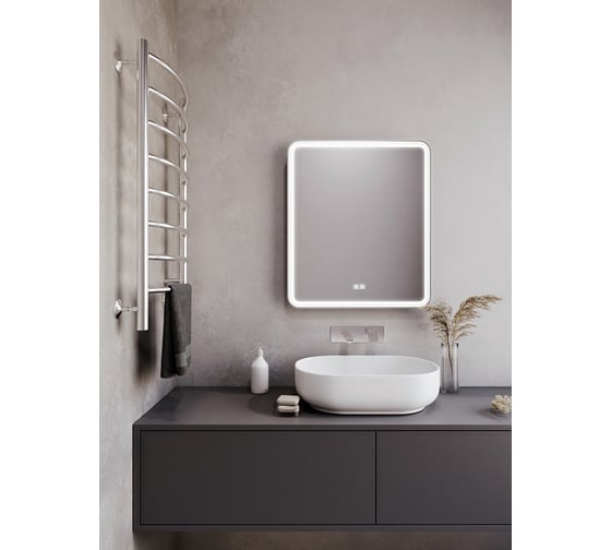 Зеркало с led подсветкой Terminus Классик 700x600 quick touch 03M70x60F