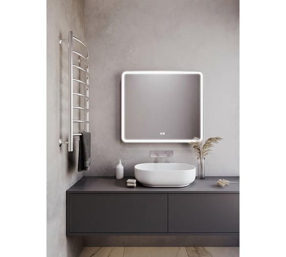 Зеркало с led подсветкой Terminus Классик 700x800 quick touch 4670078546968