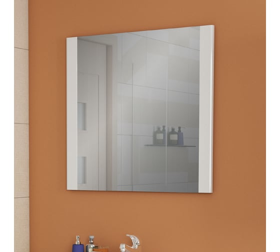 Зеркало Dreja eco Uni 75, белое 99.9005