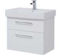 Подвесная тумба Dreja Rus Q MAX 80 под умывальник Q-80, белый глянец 77.0007W