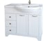 Тумба Dreja eco Antia 90 правая, белый, 3 ящика, 2 двери 99.0438 1